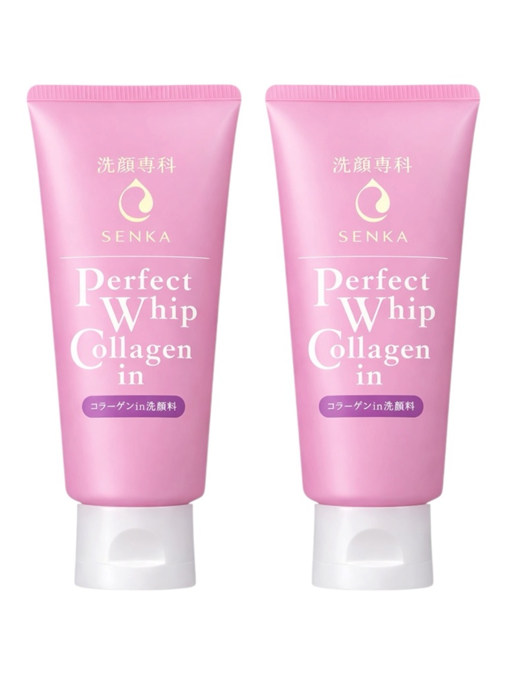 SHISEIDO SENKA FACIAL CLEANSING FOAM PERFECT WHIP COLLAGEN IN 120G X2
